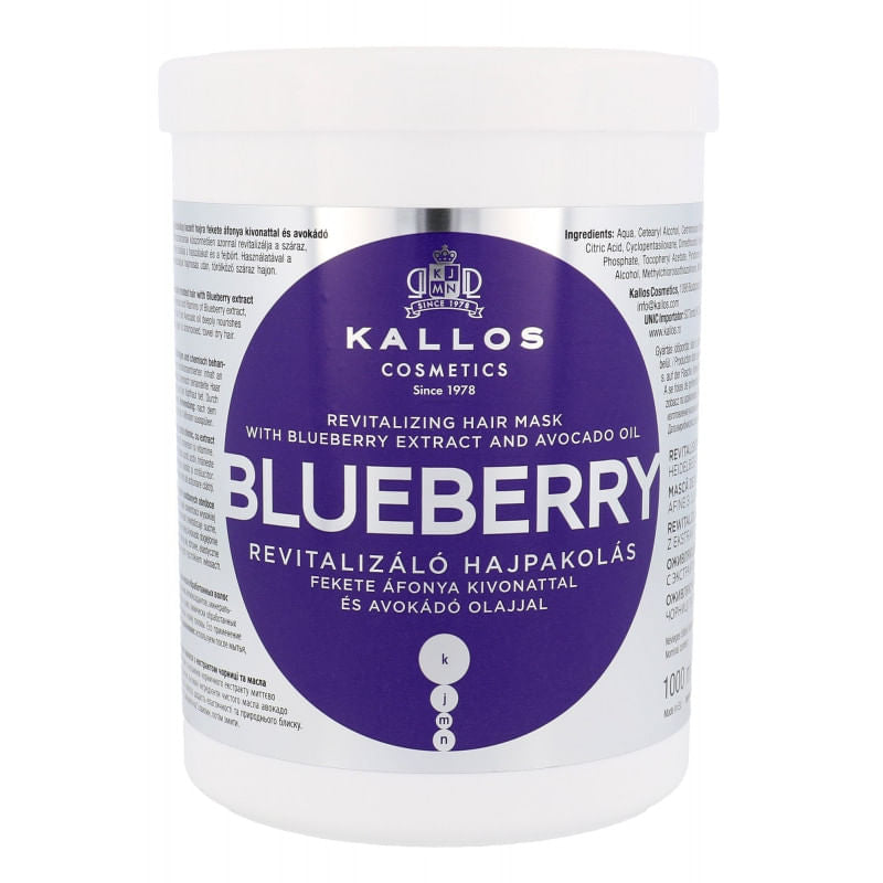 Kallos Blueberry Revitalizing masca 1000ml