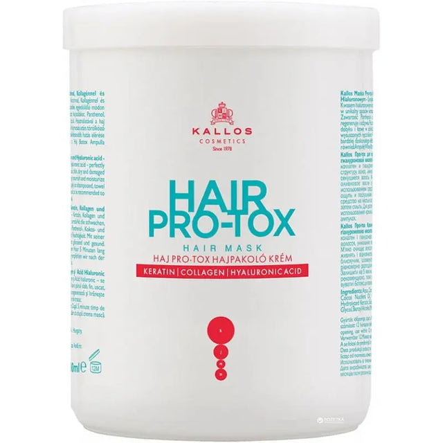 Kallos Hair Pro-Tox masca 1000ml