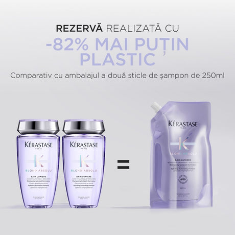 Kérastase Blond Absolu Bain Lumière – Șampon Iluminator & Hidratant pentru Păr Blond - Păr