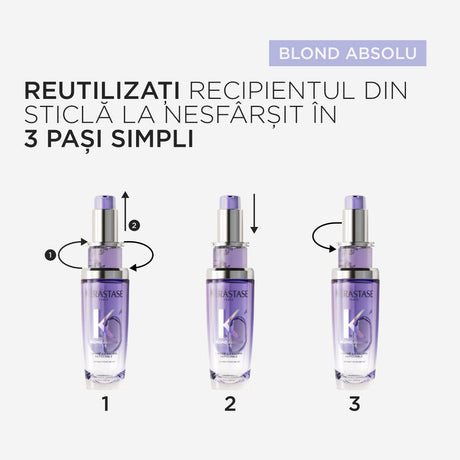 Kérastase Blond Absolu Cicagloss – Ulei Reîncărcabil pentru Hidratare Reparare & Protecție 75ml - Păr