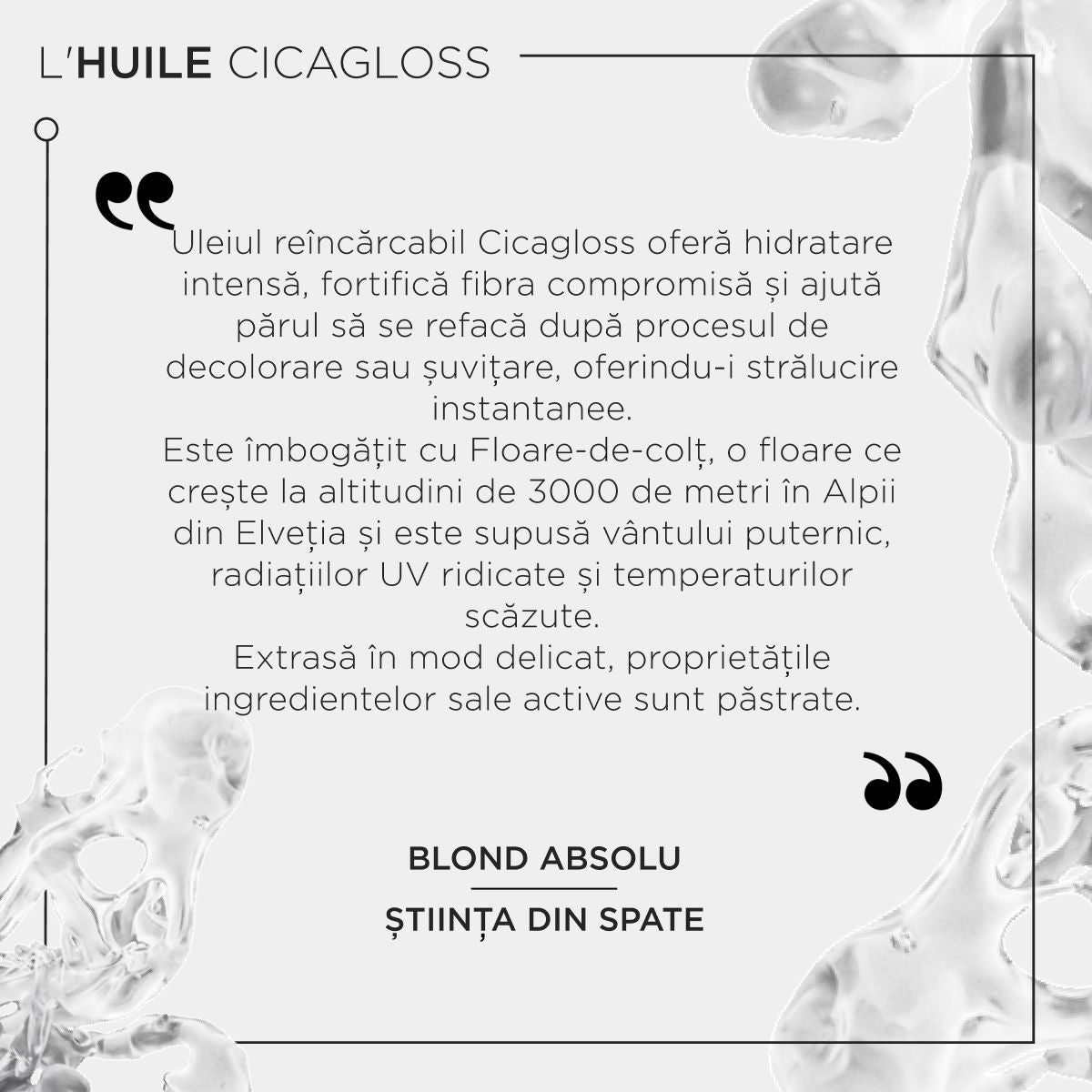 Kérastase Blond Absolu Cicagloss – Ulei Reîncărcabil pentru Hidratare Reparare & Protecție 75ml - Păr