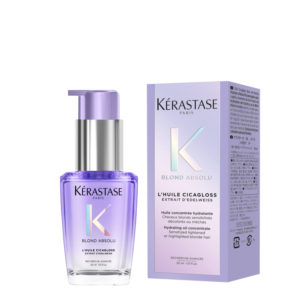 Ulei pentru Păr Blond Kérastase Blond Absolu L’Huile Cicagloss pentru Hidratare Profundă și Strălucire - 30ml