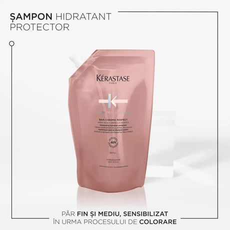 Kérastase Chroma Absolu Bain Chroma Respect – Șampon Hidratant pentru Păr Vopsit - Păr