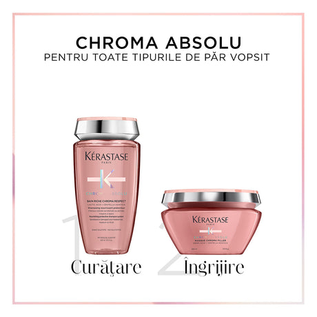 Kerastase Chroma Absolu Set Cadou Șampon 250ml+Mască 200ml