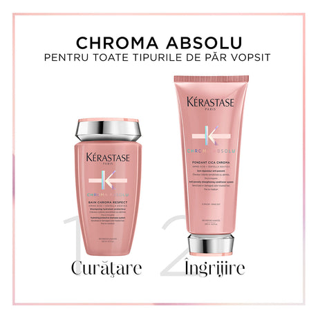 Kerastase Chroma Absolu Set Cadou Șampon 250ml+Balsam 250ml