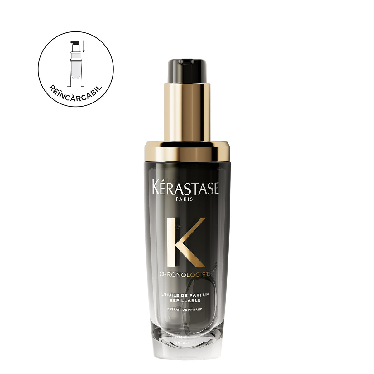 Ulei Parfumat Reîncărcabil pentru Păr Kérastase Chronologiste L’Huile de Parfum - 75ml - Păr