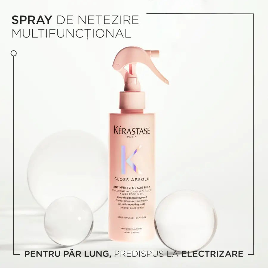 Kérastase Gloss Absolu Glaze Milk – Spray Multifuncțional pentru Netezire și Strălucire 190ml - Păr