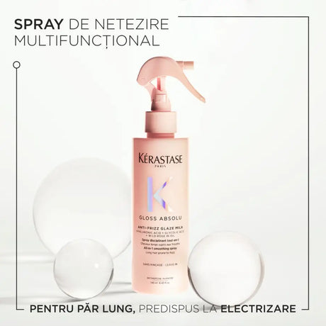 Kérastase Gloss Absolu Glaze Milk – Spray Multifuncțional pentru Netezire și Strălucire 190ml - Păr