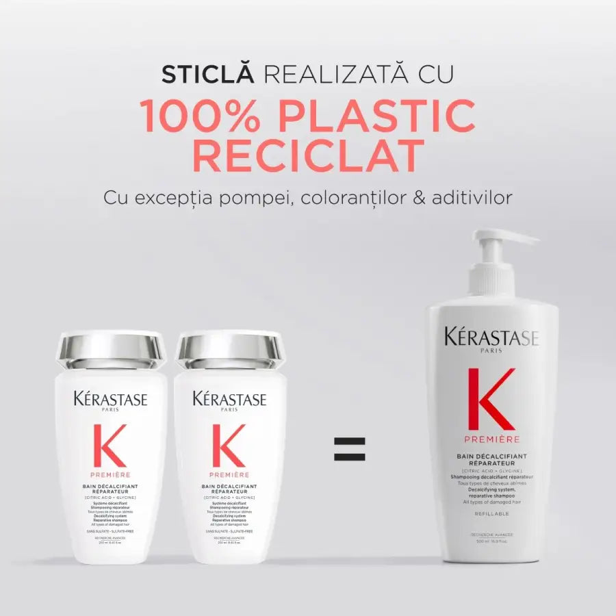 Kérastase Première Bain Décalcifiant Réparateur – Șampon Decalcifiant și Reparator pentru Păr Deteriorat - Păr