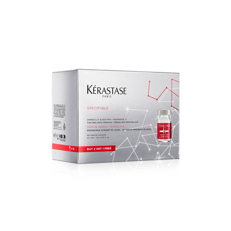 Kérastase Set Aminexil – Tratament intensiv împotriva căderii părului 30 fiole x 6ml + 2 eșantioane Genesis Bain