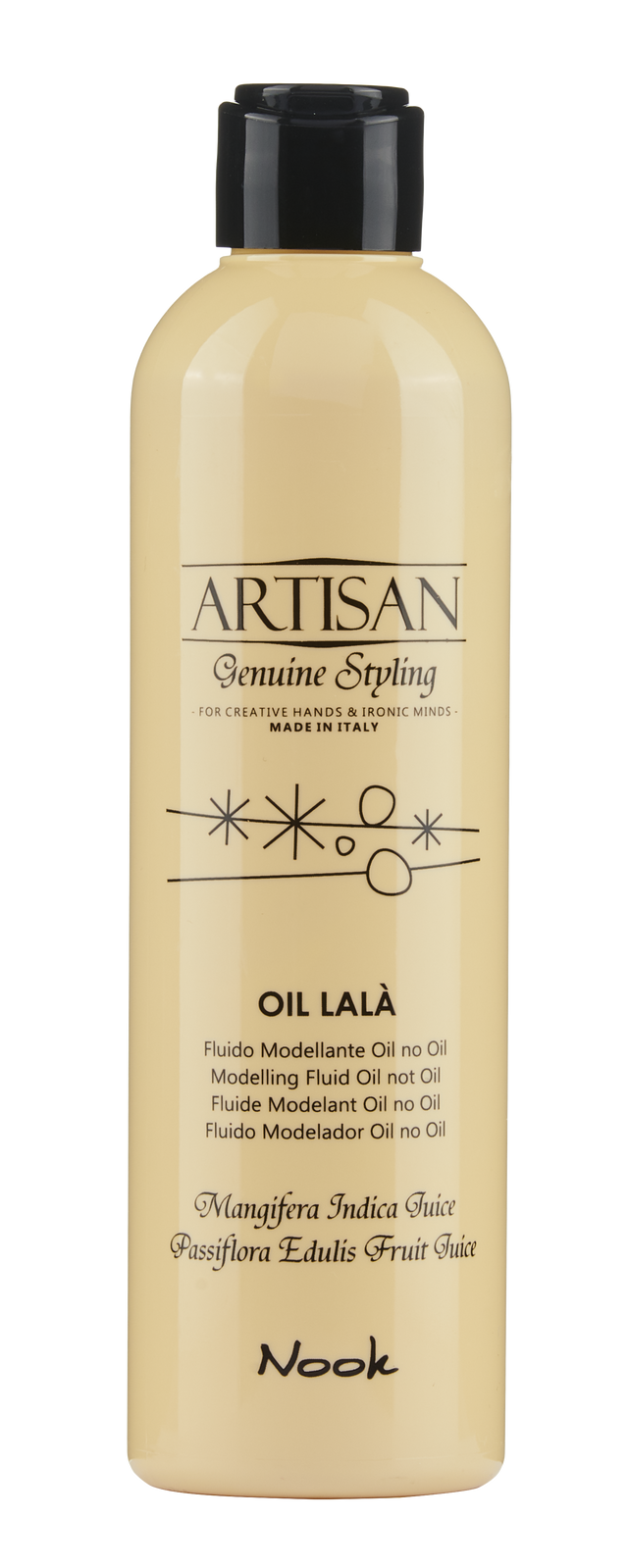 Lichid Modelator pe Bază de Ulei pentru Strălucirea și Volumul Părului Nook Artisan Oil Lala 250ml - 250 ml - Păr