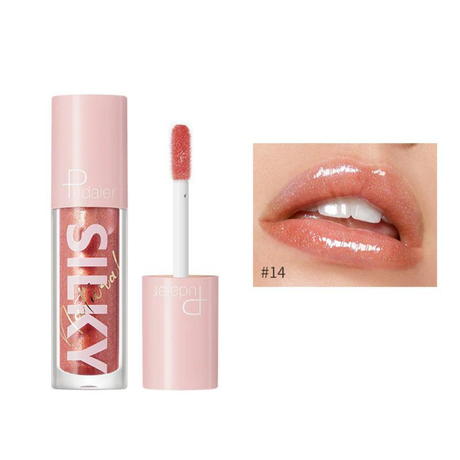 Luciu de Buze Pentru Strălucire Delicată și Hidratare de Durată Pudaier Gloss Bomb Silky Natural - 14 - Make-up