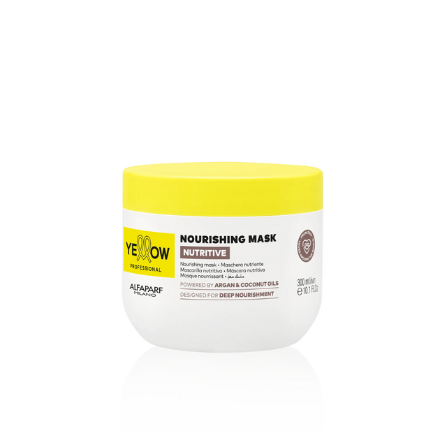 Mască Hrănitoare pentru Păr Uscat Yellow Nourishing Mask cu Textură Bogată și Rezultat Strălucitor - 300ml - Păr