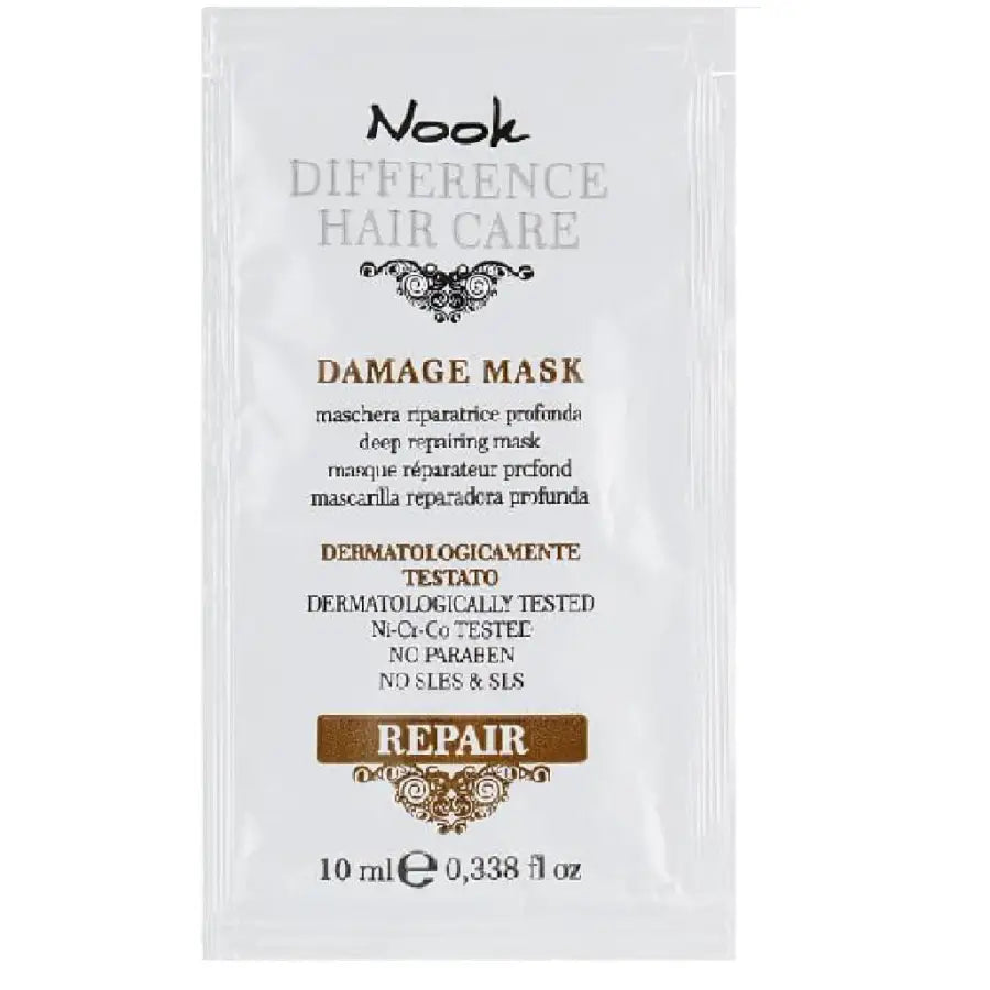 Mască pentru Reparare Intensă Ideală pentru Părul Deteriorat Nook Difference Hair Care Repair Damage Mask Deep
