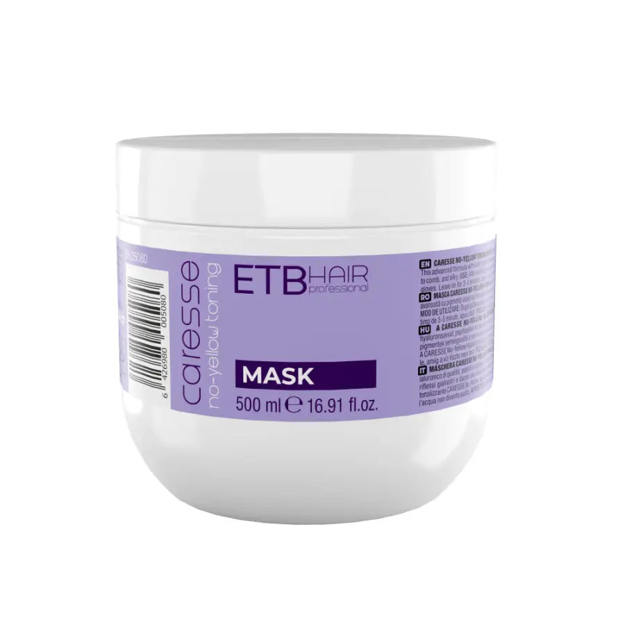 ETB Hair Caresse No-Yellow Mască neutralizantă 500 ml