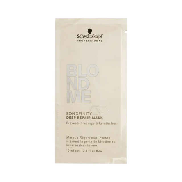 Mască Reparatorare Intensivă Schwarzkopf BLONDME Bondfinity Deep Repair – Reconstrucție Permanentă pentru Păr Blond