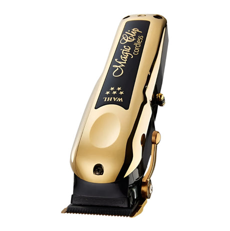 Mașină De Tuns Wahl Magic Clip 5* Gold Cordless cu Autonomie de peste 100 Minute și Motor Puternic 6500rpm - Aparatură