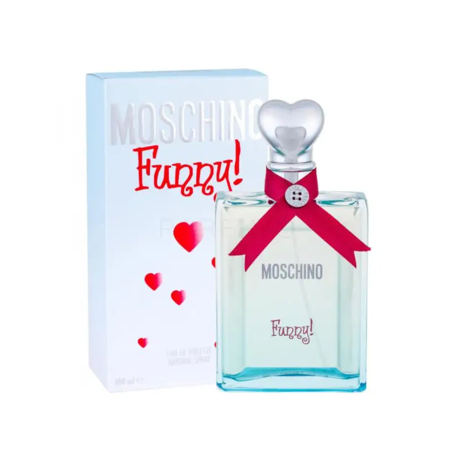 Moschino Funny! Eau de Toilette pentru Femei 100ml – Parfum Proaspăt și Jucăuș cu Note de Coacăze Roșii Iasomie și Ambra
