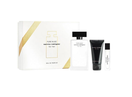 Narciso Rodriguez Pure Musc For Her Apă de Parfum 100ml + Apă De Parfum 10ml + Loțiune De Corp 50ml