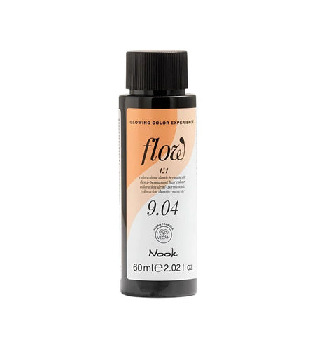 Nook Flow Vopsea-Ulei de Păr Colorant Demi-Permanent Vegan fără Amoniac 60ml - Strălucire Intensă Fără Compromisuri