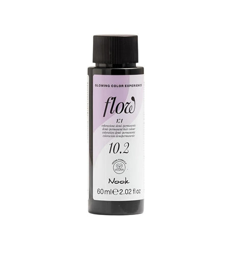 Nook Flow Vopsea-Ulei de Păr Colorant Demi-Permanent Vegan fără Amoniac 60ml - Strălucire Intensă Fără Compromisuri