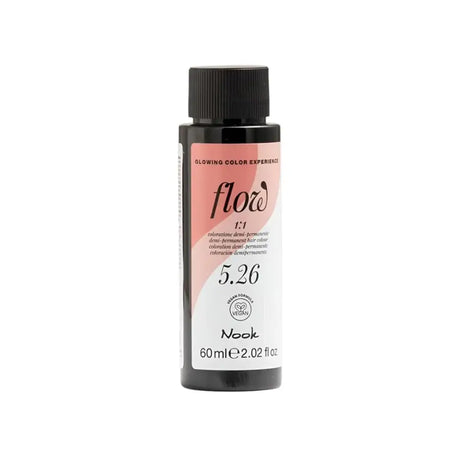 Nook Flow Vopsea-Ulei de Păr Colorant Demi-Permanent Vegan fără Amoniac 60ml - Strălucire Intensă Fără Compromisuri