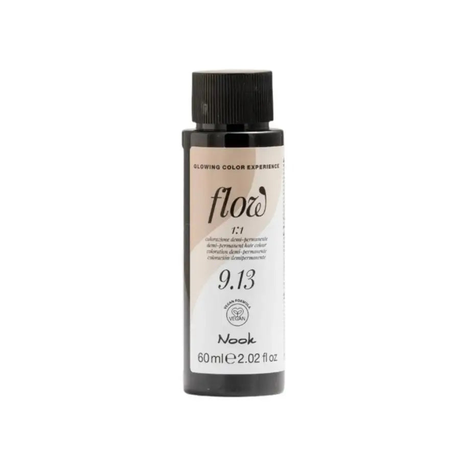 Nook Flow Vopsea-Ulei de Păr Colorant Demi-Permanent Vegan fără Amoniac 60ml - Strălucire Intensă Fără Compromisuri