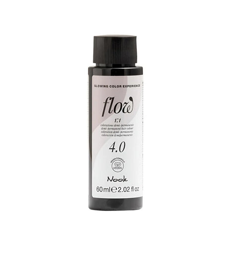 Nook Flow Vopsea-Ulei de Păr Colorant Demi-Permanent Vegan fără Amoniac 60ml - Strălucire Intensă Fără Compromisuri