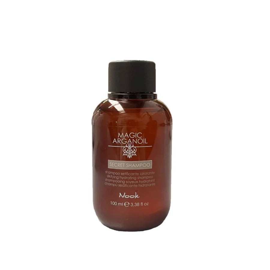 Nook Magic Arganoil Secret – Șampon Hidratant Fără Parabeni și Sulfați pentru Toate Tipurile de Păr - 100 ml - Păr