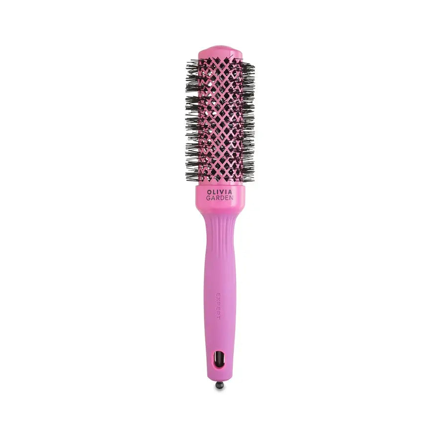 Olivia Garden Expert Blowout Shine Pastel Pink Perie rotundă 35 mm