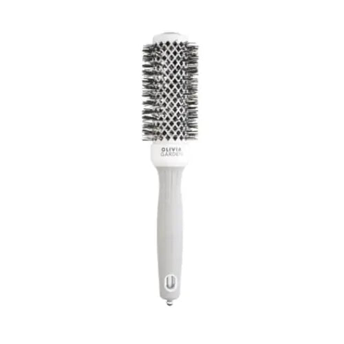 Olivia Garden Expert Blowout Shine White & Grey Perie rotundă 35 mm