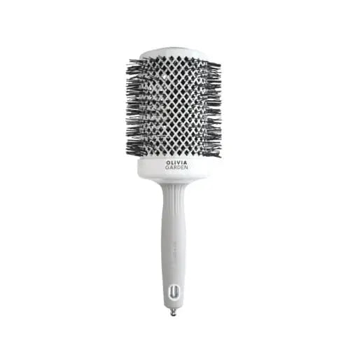 Olivia Garden Expert Blowout Shine White & Grey Perie rotundă 65 mm