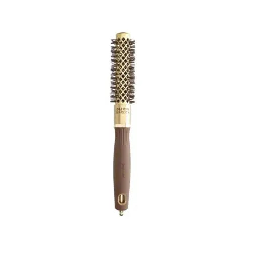 Olivia Garden Expert Blowout Shine Gold & Brown Perie rotundă 20 mm