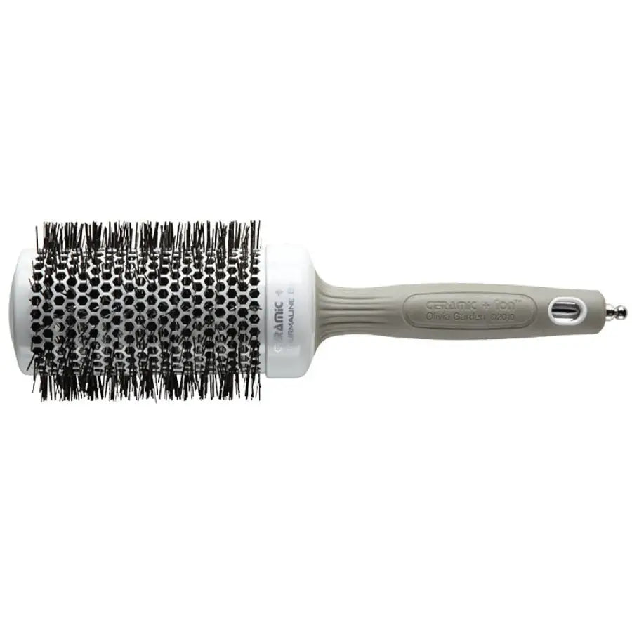 Olivia Garden Expert Blowout Shine White & Grey Perie rotundă 55 mm
