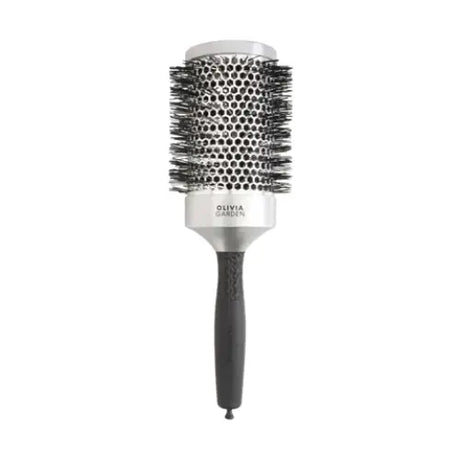 Olivia Garden Perie Profesională Essential Blowout Classic Silver 85mm - Păr