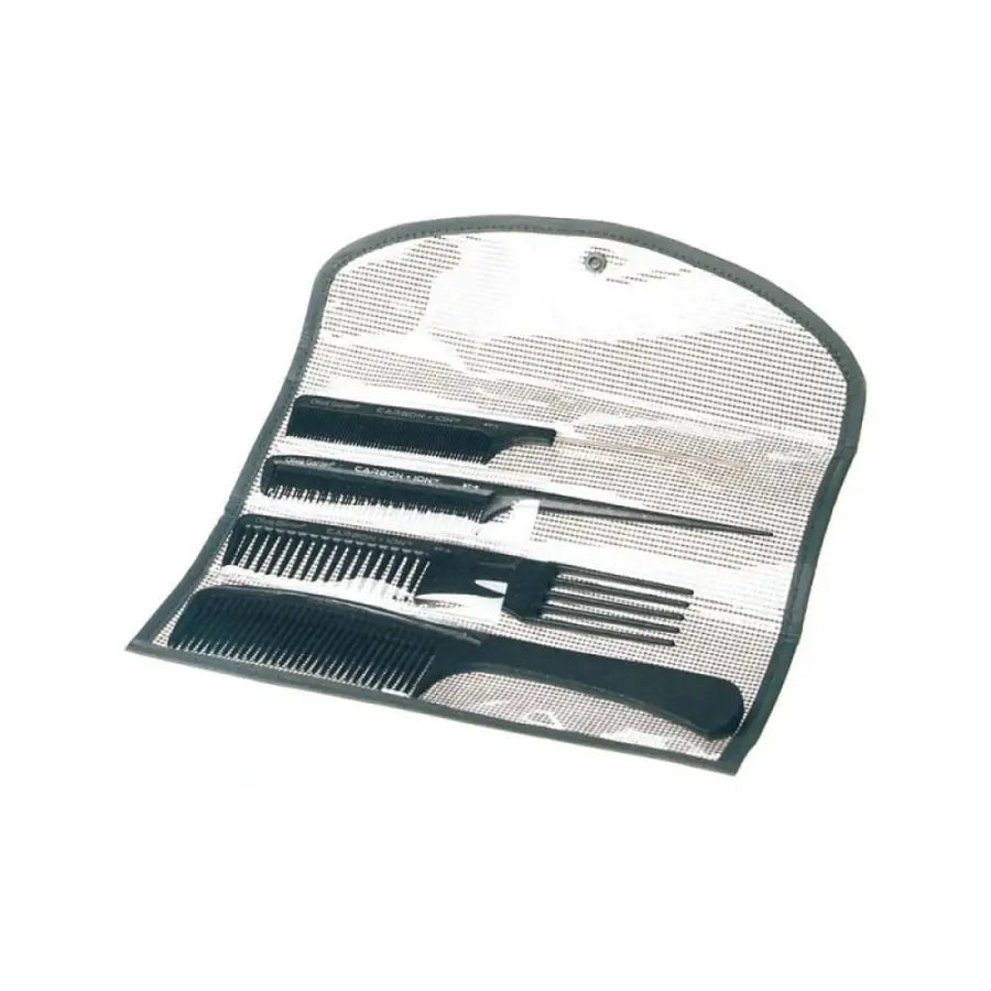 Olivia Garden Carbon + Ion ST Set de piepteni tehnici cu husă 4 buc