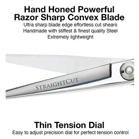 Olivia Garden StraightCut 5.75” – Foarfecă Profesională de Tuns cu Design Ergonomic Lamă Ultra-Ascuțită și Tăiere