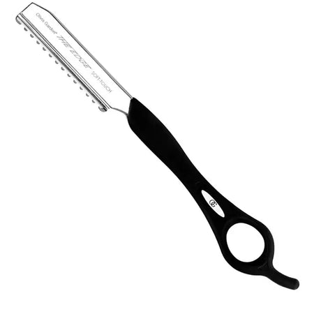 Olivia Garden The Edge Soft Touch – Brici Profesional 17.5 cm cu Mâner Ergonomic și Lamă Interșanjabilă din Oțel