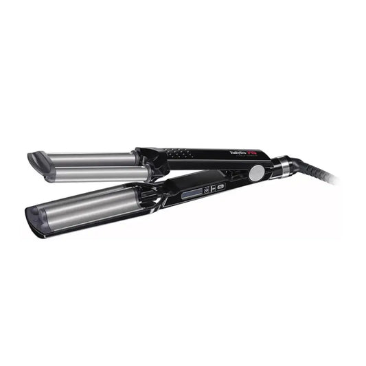 Ondulator de Păr BaByliss PRO 3D Wave cu Tehnologie Ionică Anti-Frizz și 5 Trepte de Temperatură - Aparatură