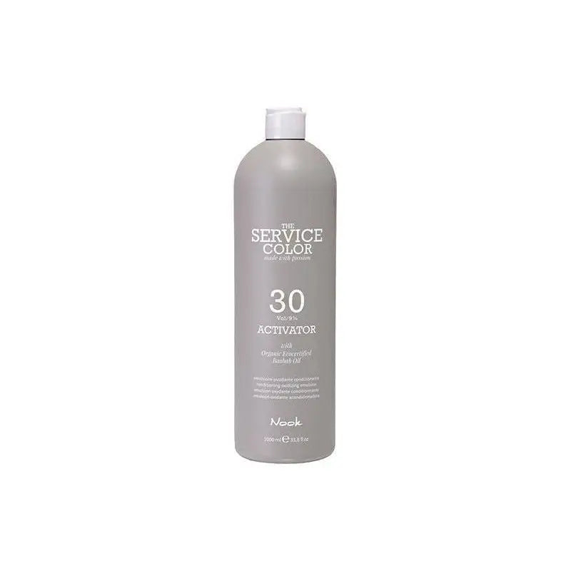Oxidant Nook Service Color Activator 9% 30Vol pentru Rezultate Maxime și Formulă Îmbogățită cu Ulei de Baobab - 1000 ml