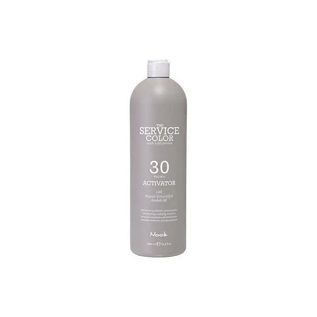 Oxidant Nook Service Color Activator 9% 30Vol pentru Rezultate Maxime și Formulă Îmbogățită cu Ulei de Baobab - 1000 ml