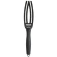 Perie de Păr Curbată Olivia Garden Fingerbrush Full Black - Mic