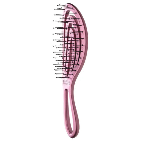 Perie de Păr Profesională pentru Descurcare Rapidă Olivia Garden Holiday Iced 2024 - Berry