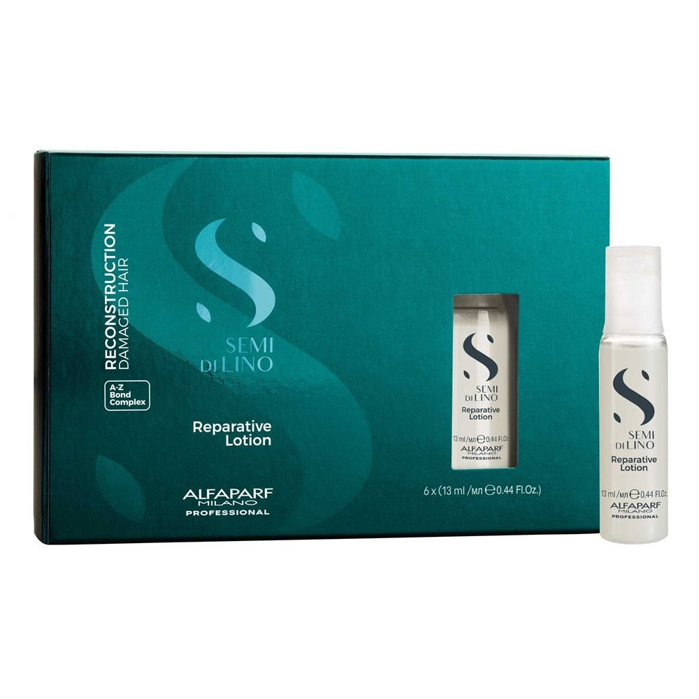 Alfaparf Semi di Lino Reparative Lotion Ser Tratament De Reconstrucție 6x13ml