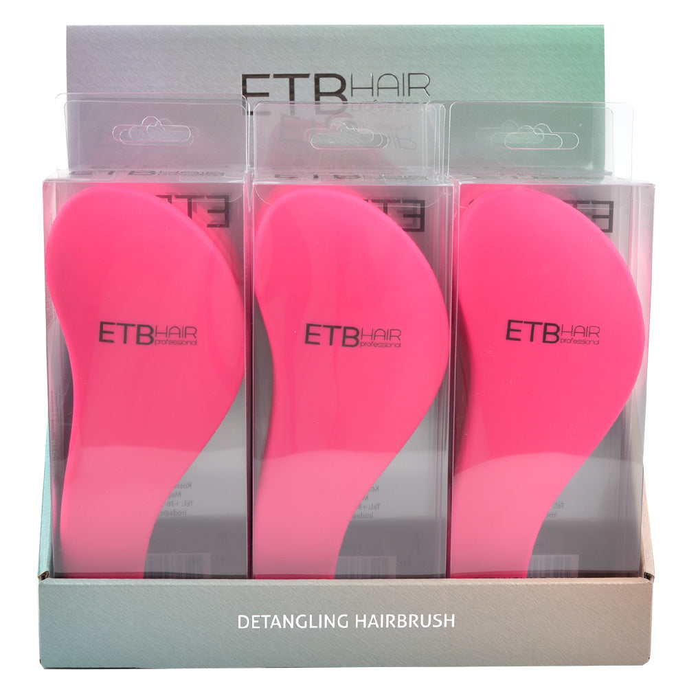 ETB Hair Display perii de descâlcire roz 9 buc