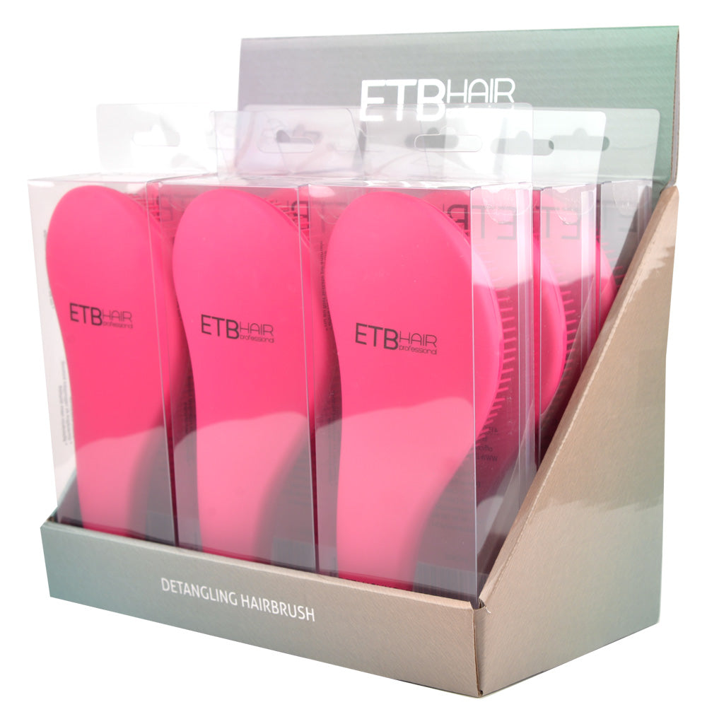 ETB Hair Display perii de descâlcire roz 9 buc