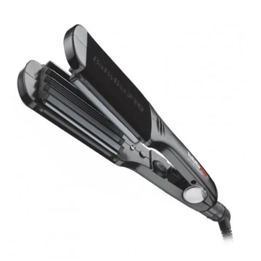 Placă de Creponat BaByliss PRO Dial-a-Heat Crimping Iron 60mm cu Plăci Ultra-Netede și Design Profesional - Aparatură