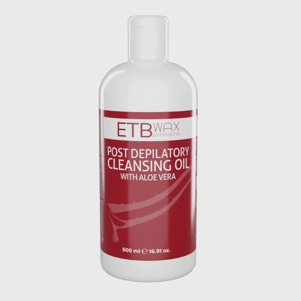 ETB WAX Ulei de Curățare Post-Epilare cu Aloe Vera – Calmare și Hidratare Instantă după Epilare – 500 ml