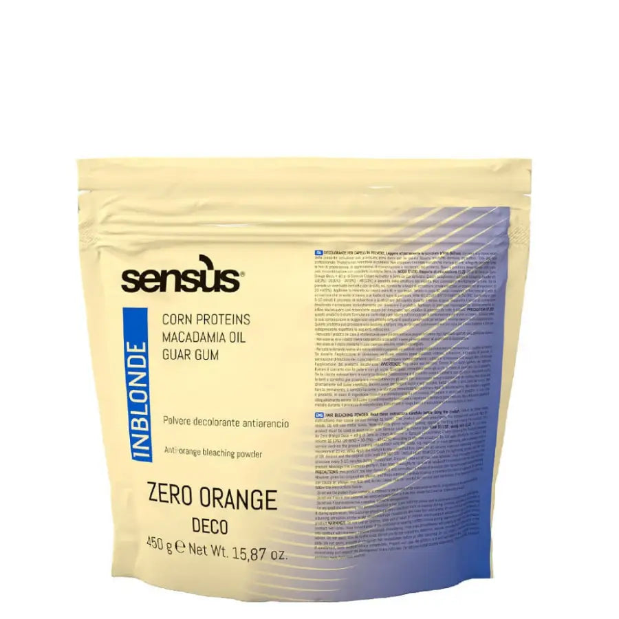 Sensus InBlonde Zero Orange Deco Pudră decolorantă 450 g