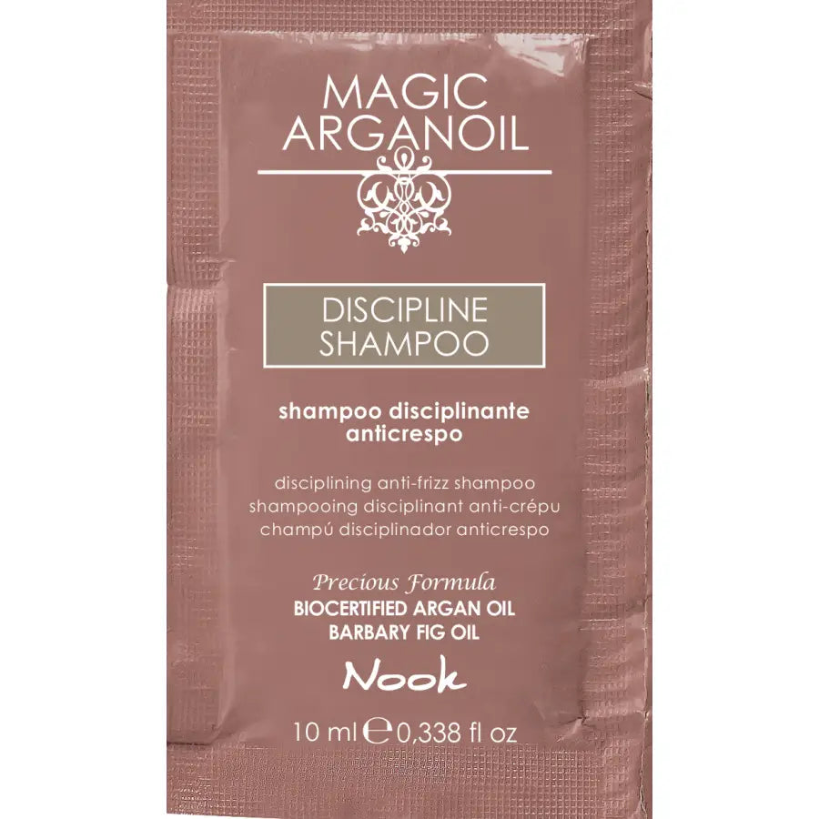 Nook Magic Arganoil Discipline Șampon anti-frizz mostră 10 ml